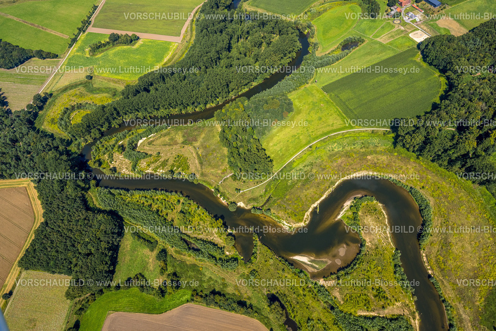 Datteln240801576Lippe_Vogelsang300dpi | Luftbild, Lipperenaturierung, Lippeschleife, Lippeverlauf, Fluss Lippe, Lippeverband, Datteln, Datteln, Ruhrgebiet, Nordrhein-Westfalen, Deutschland