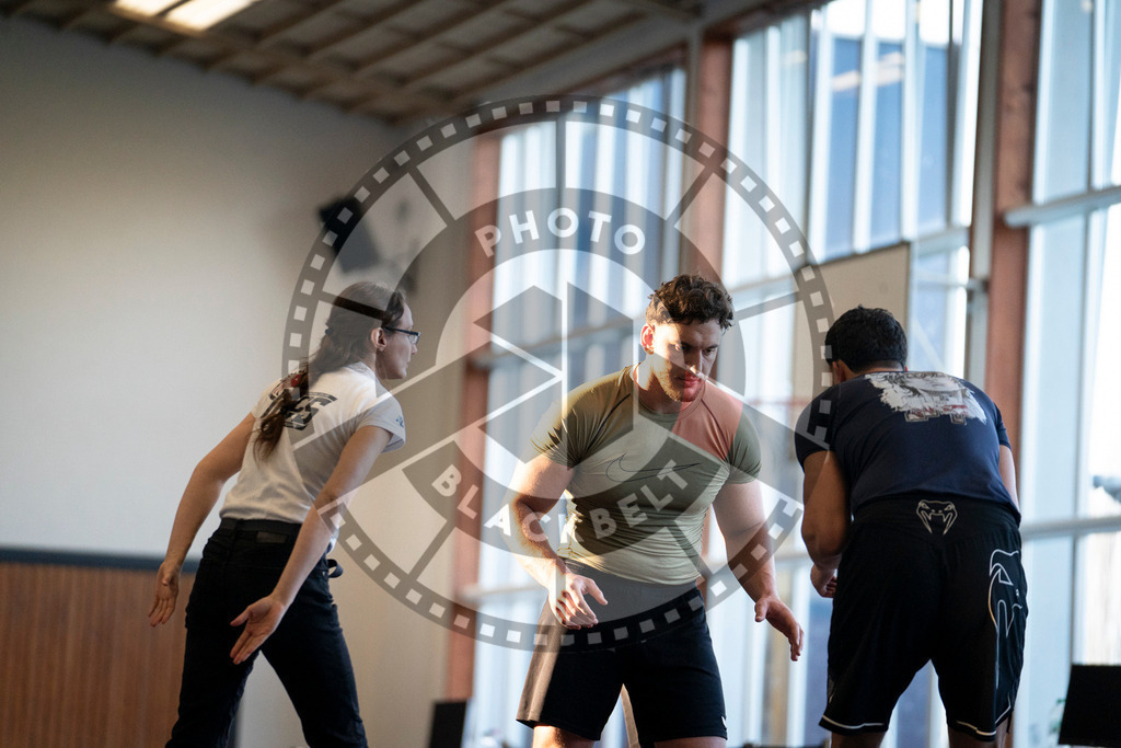 20240309PBB7516 | Fighters compete during the International Luta Livre (ILLCS) Spring Championship in Hannover, Germany, on March 9, 2024.