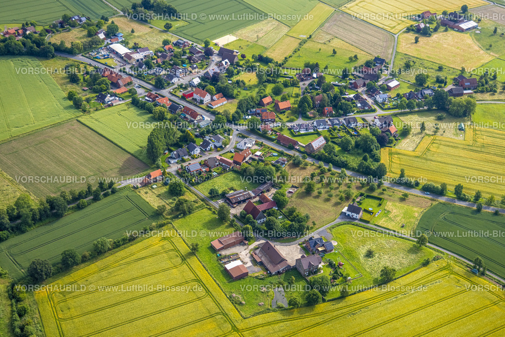 Hamm220602170 | Luftbild, Ortsteil Norddinker, Uentrop, Hamm, Ruhrgebiet, Nordrhein-Westfalen, Deutschland