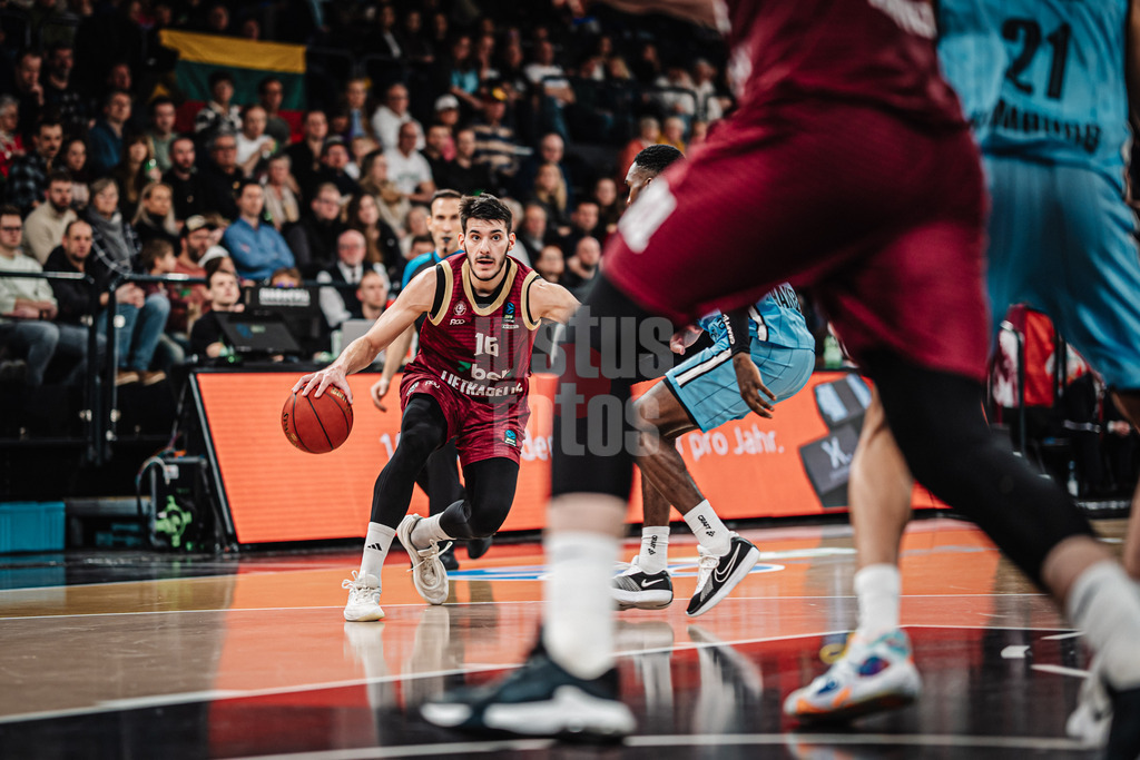Basketball | Männer | Saison 2024/2025 | BKT EuroCup | Veolia Towers Hamburg vs. 7Bet-Lietkabelis Panevezys | 21.01.2025 | Georgios Kalaitzakis (#16, BC 7Bet-Lietkabelis Panevezys)
