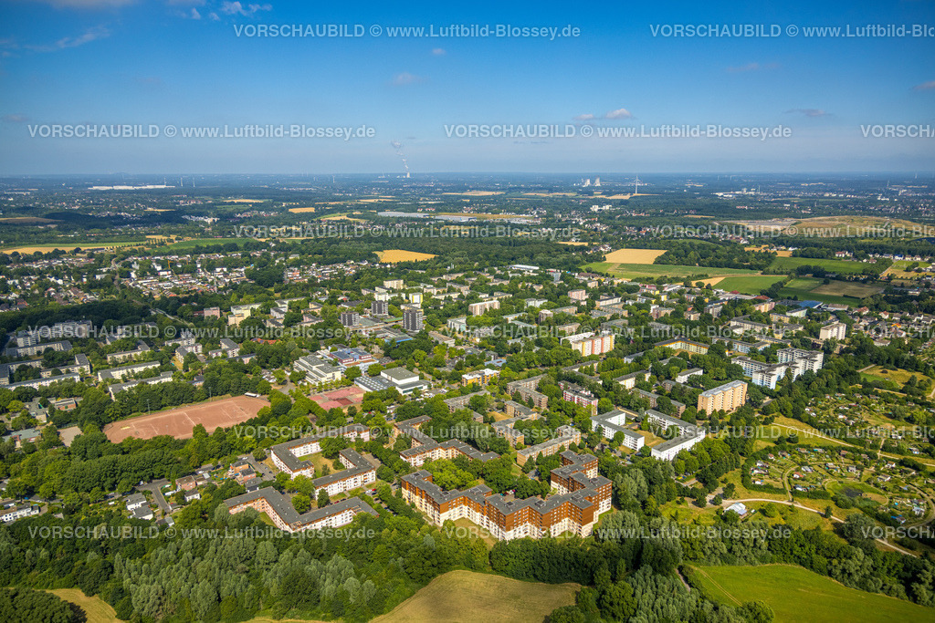 Dortmund220704057 | Luftbild, Hochhaussiedlung, Scharnhorst-Ost, Dortmund, Ruhrgebiet, Nordrhein-Westfalen, Deutschland