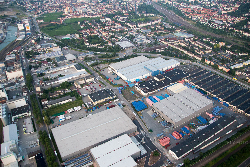 Luftbild: Ortsansicht in Worms im Bundesland Rheinland-Pfalz in Deutschland. Foto: IMG_091165.jpg vom 07.07.2016 durch Werner Riehm/FLY-FOTO.de