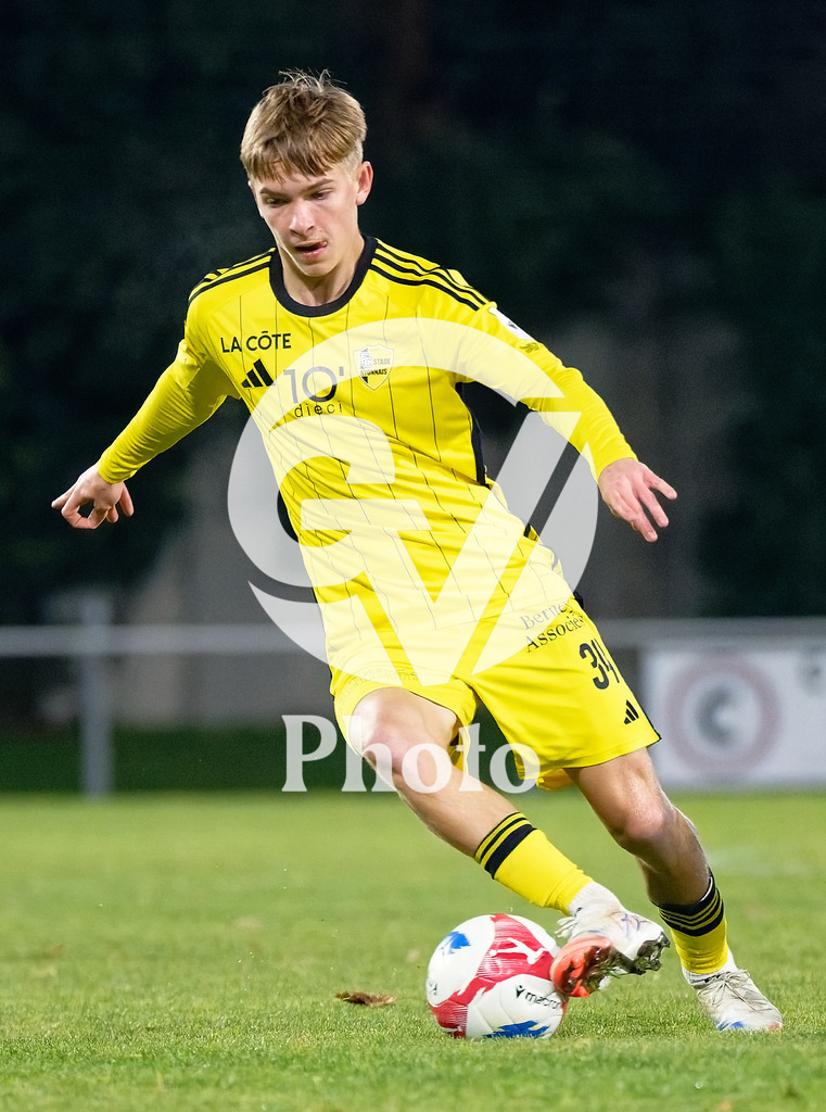 dieci Challenge League - FC Stade Nyonnais v FC Vaduz |  during the dieci Challenge League match between FC Stade Nyonnais and FC Vaduz at Centre sportif de Colovray in Nyon, Switzerland