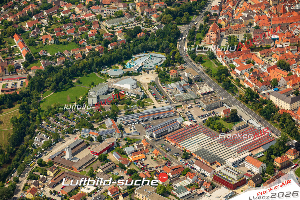 Luftaufnahme von Amberg - Die Luftaufnahme wurde 2025 vom UL-Flugzeug heraus erstellt ( keine Drohne ) - Hochauflösende Luftaufnahme - für professionelle Ausdrucke geeignet. Die Geschenkidee !Mit Lizenz und Bildrechte bestellbar