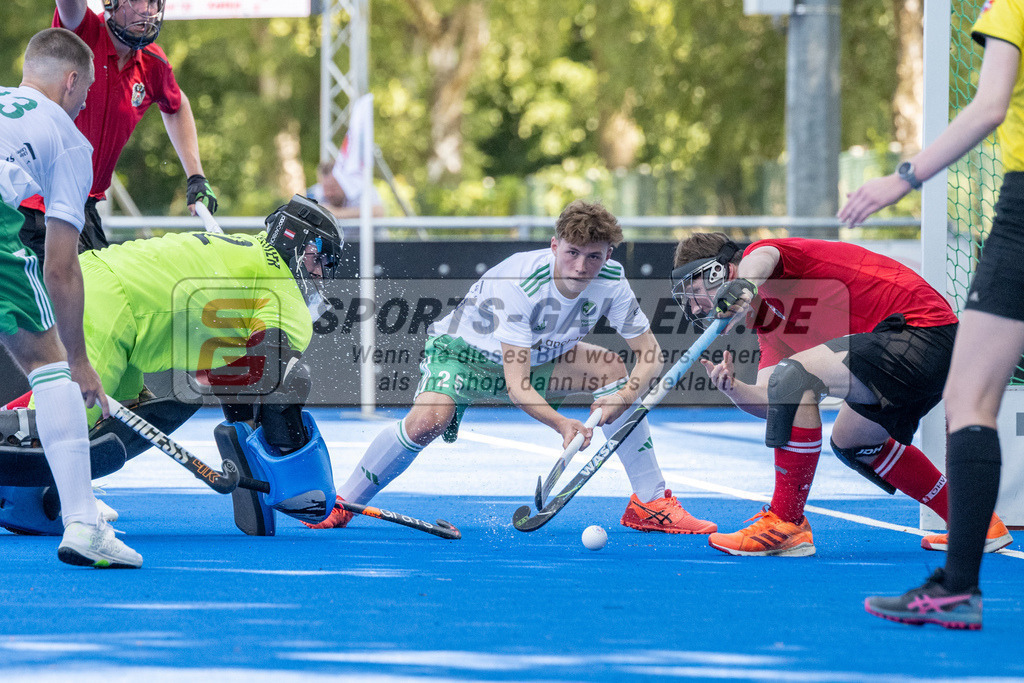 SFE_20230708_0019 | EuroHockey EM U18 Boys Austria vs Ireland am 08.07.2023 in Krefeld (Gerd-Wellen-Hockeyanlage), Photo: Stephan Fehrmann 2023 (Sports-Gallery)