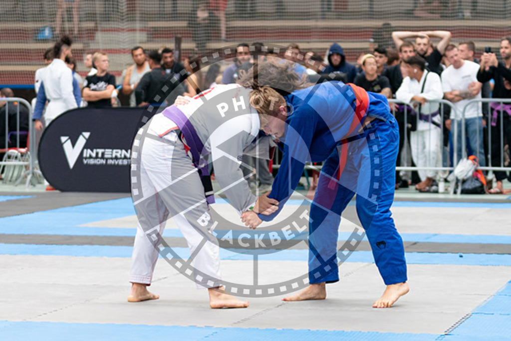 20230826PBB52593 | Fighters compete during the AJP INTLPRO BJJ and grappling competition in Hamburg, Germany, on August 26 2023.