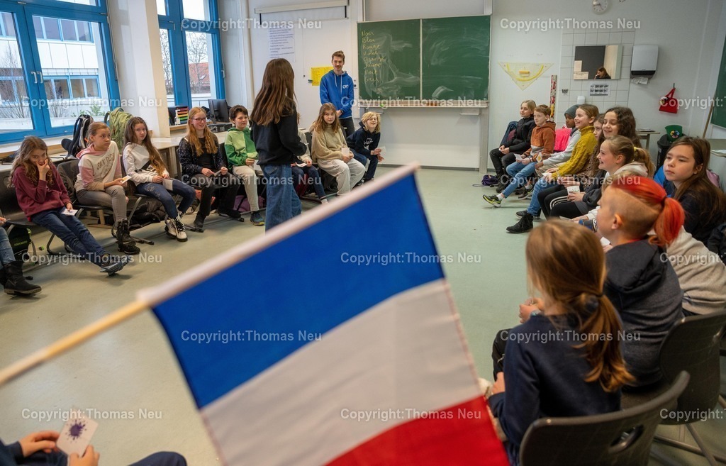 DSC_1750 | bbe, Bensheim, Goethegymnasium, France Mobil mit Gabriel Lepage , Klassenlehrerin Anja Bockrath, ,, Bild: Thomas Neu