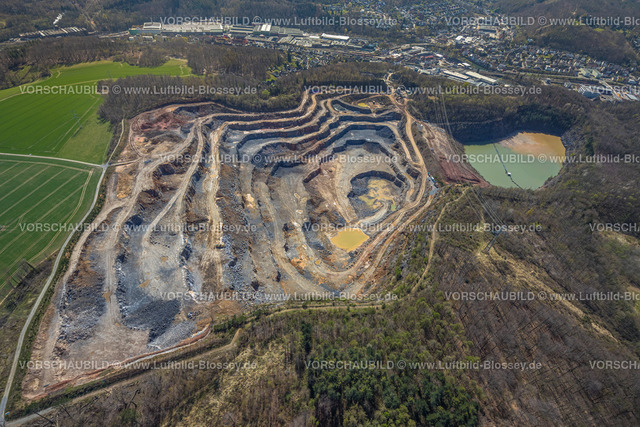 Hagen220402172 | Luftbild, Steinbruch Steltenberg, Hohenlimburger Kalkwerke, Hohenlimburg, Hagen, Ruhrgebiet, Nordrhein-Westfalen, Deutschland