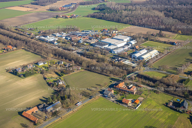 Nordkirchen230205994Capelle | Luftbild, Gewerbegebiet Capelle, Nordkirchen, Münsterland, Nordrhein-Westfalen, Deutschland