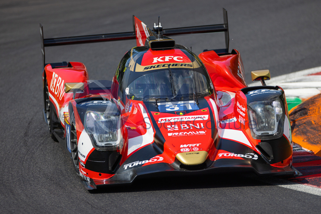 Trainproduction-20230708-0054 | MONZA,ITALY,08.Jul.23 - MOTORSPORTS - WEC, FIA World Endurance Championships, 6h of Monza, Autodromo Monza. Image shows Sean Gelael (INA), Ferdinand Habsburg-Lothringen (AUT) and Robin Frijns (NED/ Team WRT). Photo: Trainproduction / Matthias Trinkl