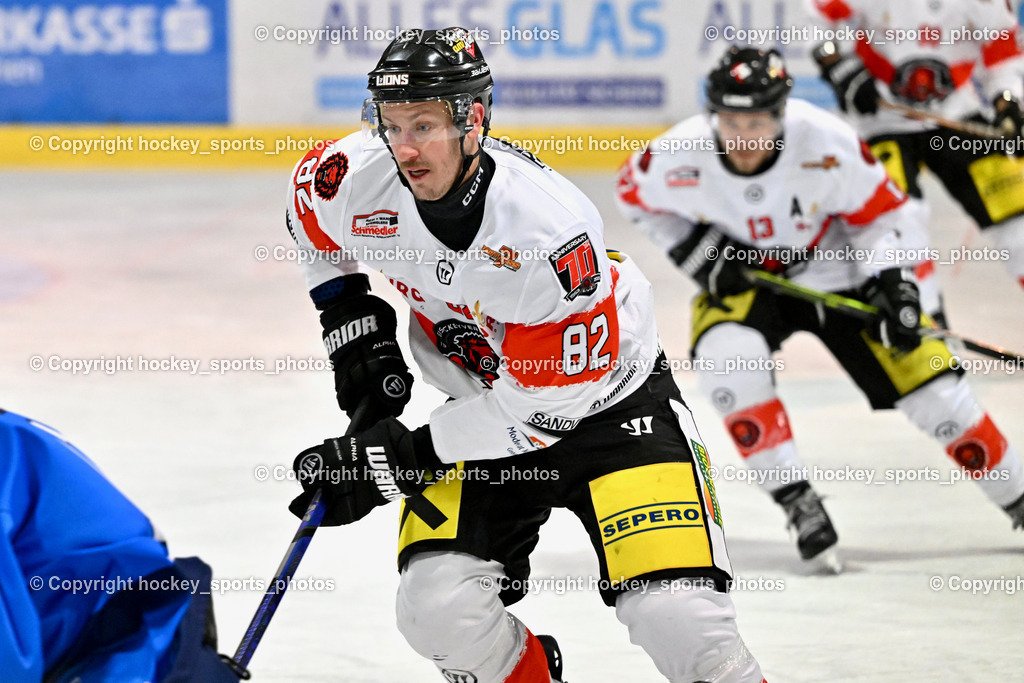 ESC SPARKASSE STEINDORF vs. EV ZELTWEG MURTAL LIONS | #82 Quinz Marco EV ZELTWEG MURTAL LIONS, ESC SPARKASSE STEINDORF vs. EV ZELTWEG MURTAL LIONS, ESC SPARKASSE STEINDORF vs. EV ZELTWEG MURTAL LIONS am 27.12.2025 in Steindorf (Ossiachersee Halle), Austria, (Photo by Bernd Stefan)