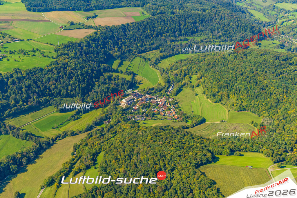 Hopfach Wolpertshausen Bild- Das Luftbild wurde 2025 vom UL-Flugzeug heraus erstellt ( keine Drohne ) - Hochauflösende Luftaufnahme -Nicht vergleichbar mit Google Maps oder Satelittenbilder- Die Geschenkidee !Mit Lizenz und Bildrechte bestellbar