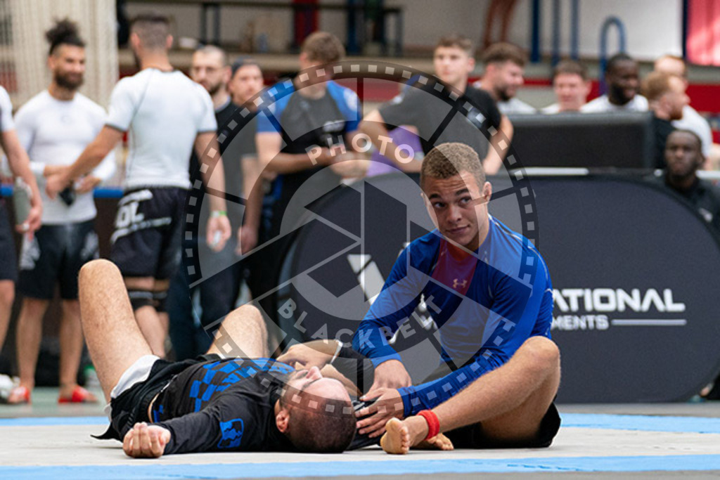 20230826PBB54556 | Fighters compete during the AJP INTLPRO BJJ and grappling competition in Hamburg, Germany, on August 26 2023.