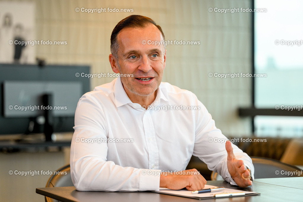 Gottfried Wurpes_ The Fitness Company_ Technogym_ 30.05.2023-13 | 30.05.2023, Leonding, AUT, The Fitness Company - Technogym, im Bild Gottfried Wurpes (CEO The Fitness Company / Technogym)