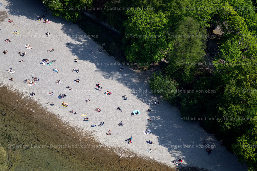 4024999 | Freizeit an der Isar beim Deutschen Museum, München im Bundesland Bayern