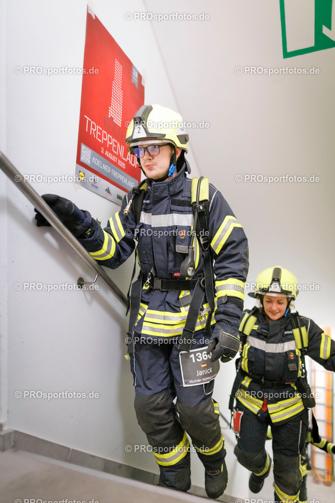 KölnTurm Treppenlauf; Köln, 03.08.2025 | Impressionen vom KölnTurm Treppenlauf am 03.08.2025 in Köln (Nordrhein-Westfalen). 