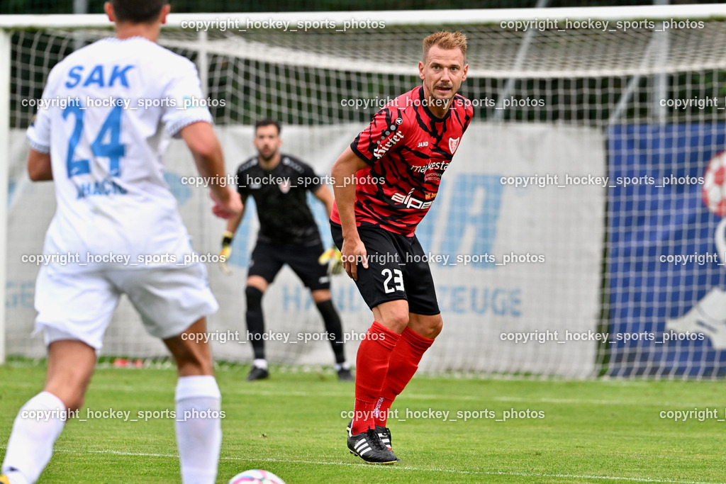 SAK vs. ATUS Ferlach | #23 Dejan Kern ATUS Ferlach, SAK vs. ATUS Ferlach, SAK vs. ATUS Ferlach am 01.08.2025 in Klagenfurt (Sportpark Welzenegg), Austria, (Photo by Bernd Stefan)
