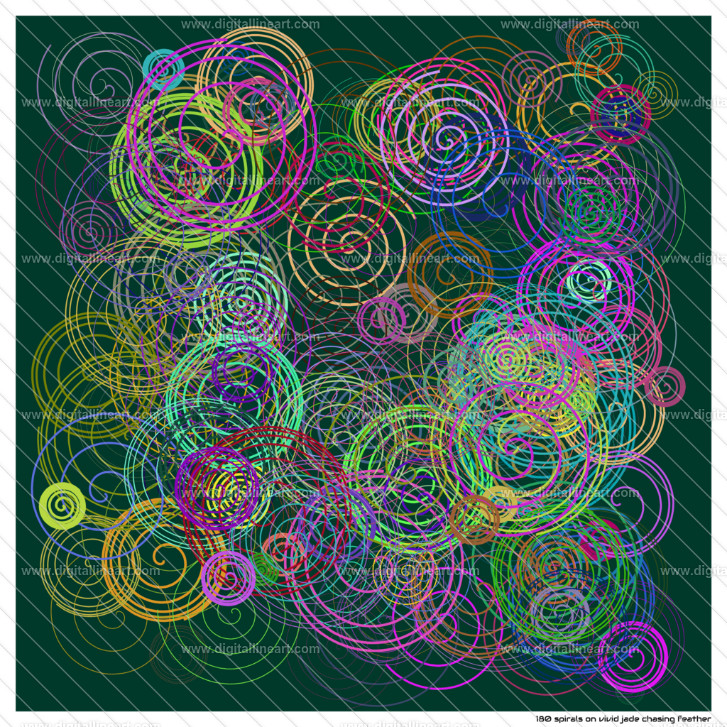 180-spirals-vivid-jade-chasing-feather | digitallineart - Realisiert mit Pictrs.com