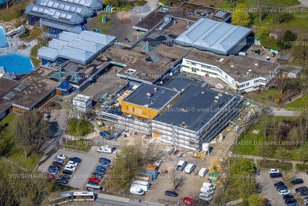 Dortmund220400816 | Luftbild, Baustelle im Revierpark Wischlingen, Huckarde, Dortmund, Ruhrgebiet, Nordrhein-Westfalen, Deutschland