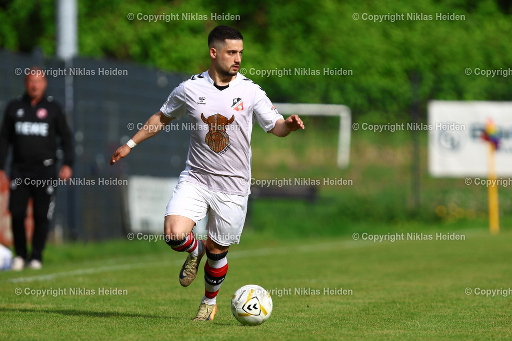 NH_Altona93_FCEintrachtNorderstedt_LottoPokal_03052025 | #7 Veli Sulejmani (Altona 93)Fußball I Herren I Lotto Pokal I Saison 2024-2025 I Halbfinale I Altona 93 - FC Eintracht Norderstedt I 03.05.2025 I Adolf-Jäger-Kampfbahn