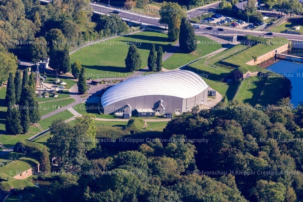 Lufbild Jülich-5872 | Parkanlage, Familien- und Naherholungspark im Brückenkopf-Park in Jülich i - Realisiert mit Pictrs.com