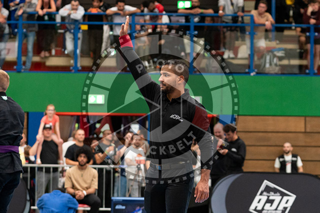 20230826PBB51816 | Fighters compete during the AJP INTLPRO BJJ and grappling competition in Hamburg, Germany, on August 26 2023.