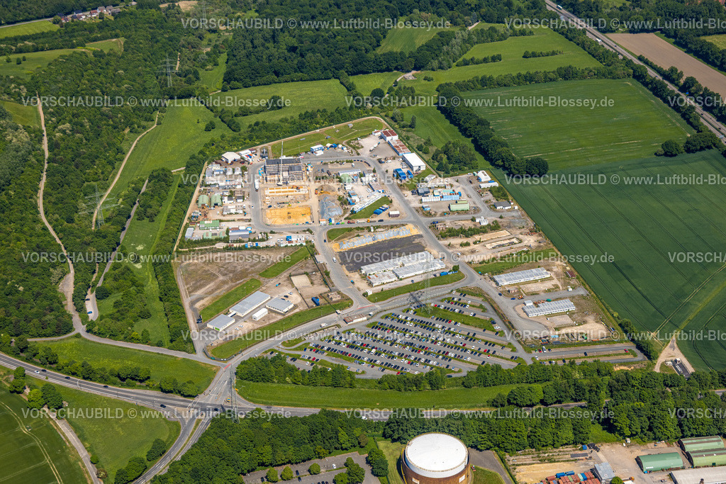 Gelsenkirchen250506681 | Luftbild, Ruhr Oel Raffinerie Scholven mit BP Scholven Norderweiterung, Scholven, Gelsenkirchen, Ruhrgebiet, Nordrhein-Westfalen, Deutschland