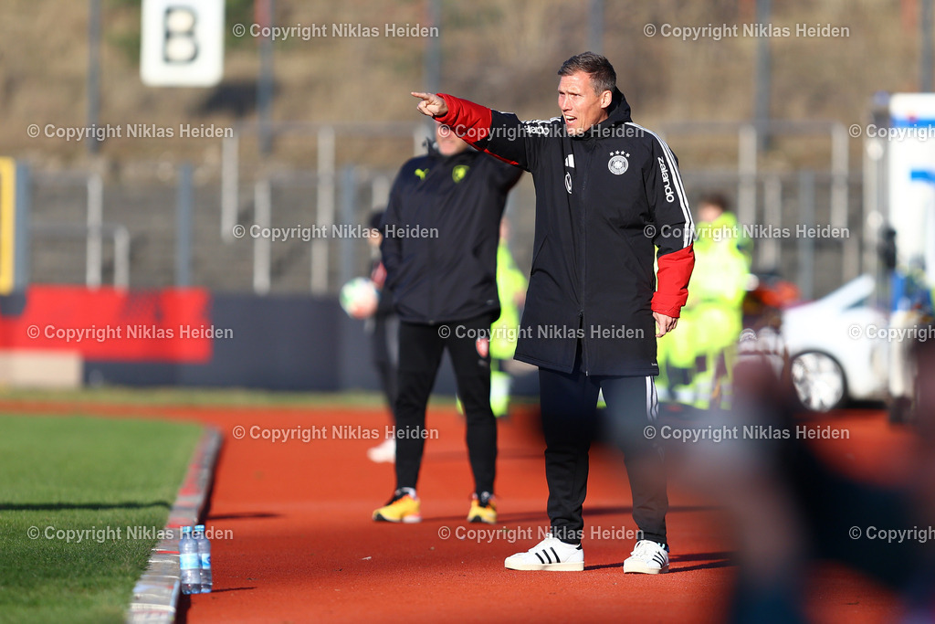 NH_DeutschlandU20_TschechienU20_Länderspiel_26032026 | Hannes Wolf (Trainer, Deutschland U20)Fußball I Junioren I Länderspiel (Nationalmannschaft) I Saison 2025-2026 I Freundschaftsspiel I Deutschland U20 - Tschechien U20 I 26.03.2026 I Poststadion Berlin