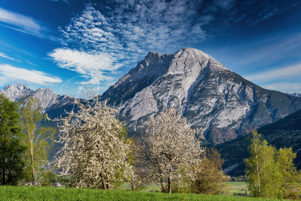 Hohe Munde | Blick von Flaurling aus zur Frühlingszeit