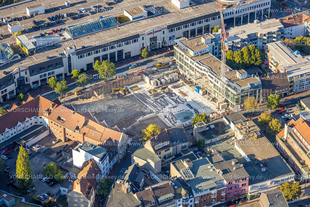 Hamm250904658 | Luftbild, Baustelle mit Abriss der Westhälfte der Ritterpassage, Mitte, Hamm, Ruhrgebiet, Nordrhein-Westfalen, Deutschland