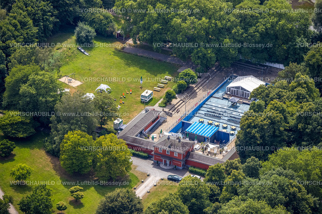 Castrop-Rauxel220706729 | Luftbild, Parkbad Süd und Stadtgarten, ehemaliges Freibad, Obercastrop, Castrop-Rauxel, Ruhrgebiet, Nordrhein-Westfalen, Deutschland