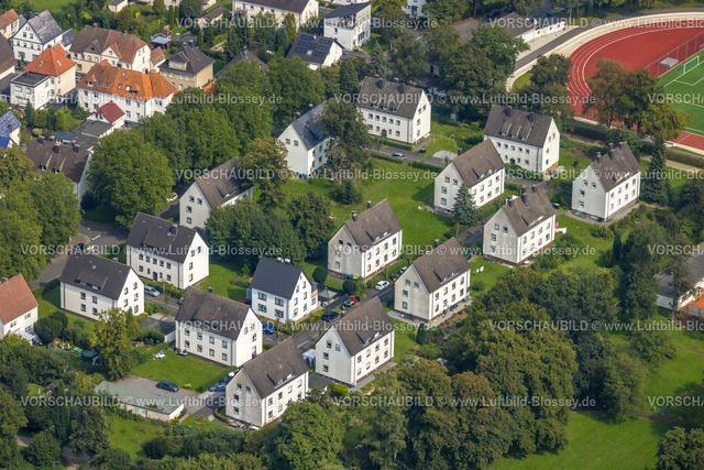 Froendenberg230902001 | Luftbild, Wohnsiedlung Südstraße, Fröndenberg, Fröndenberg, Ruhrgebiet, Nordrhein-Westfalen, Deutschland