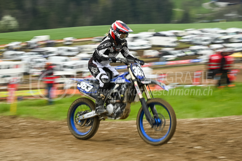 Motocross Schlatt bei Winterthur - 30. April 2023 | #363 Steger Jill aus Gaehwil (CH) auf Yamaha in der Kategorie Swiss MX Women Cup am Motocross Schlatt bei Winterthur, 30. April 2023. 
Instagram: @mx_schlatt | @mc_wila | @sam_schweiz
Bild: Sportfotografie Markus Aeschimann | www.markus-aeschimann.ch - Realisiert mit Pictrs.com