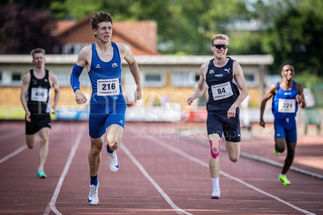 B&amp;S Kurpfalz Gala; Weinheim, 23.05.2026 | WEINHEIM, GERMANY - MAY 24: Noah Duda (GER/TG Konz) during the B&amp;S Kurpfalz Gala am 23.05.2026 at the  Sepp-Herberger-Stadium in Weinheim (Baden-Wuerttemberg / Germany).