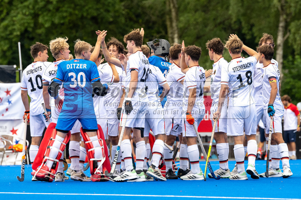 SFE_20230715_0005 | EuroHockey EM U18 SF2 Spain vs Germany am 15.07.2023 in Krefeld (Gerd-Wellen-Hockeyanlage), Photo: Stephan Fehrmann 2023 (Sports-Gallery)