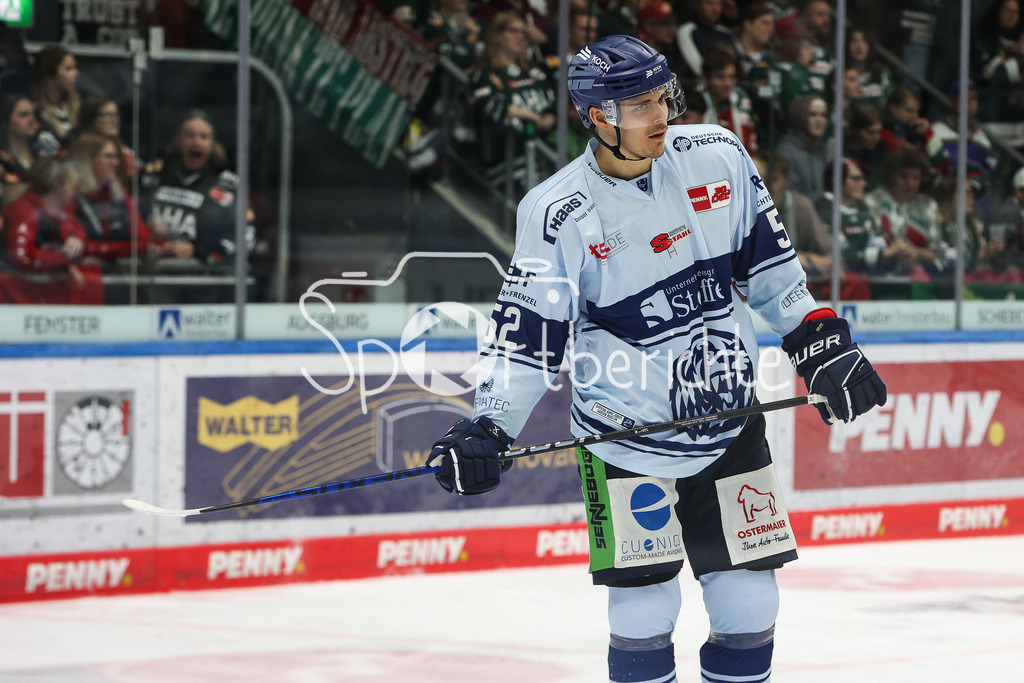 Augsburger Panther - Straubing Tigers | Nicolas MATTINEN ((STR #52) in Aktion / Freisteller / Einzelfoto