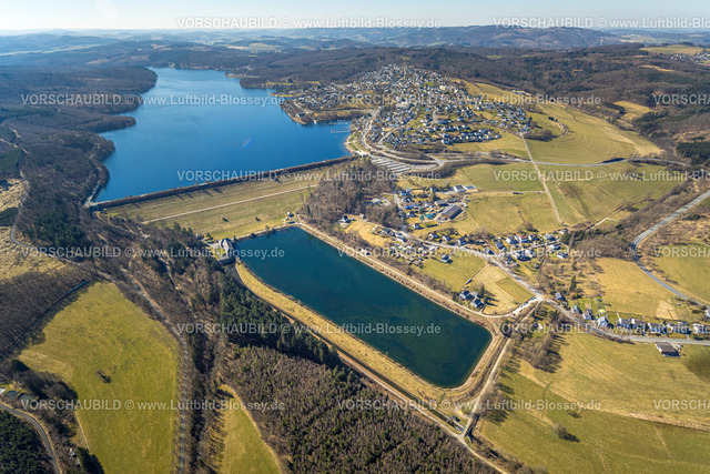 Sundern250304430 | Luftbild, Sorpesee, Ausgleichsbecken, Hachen, Sundern, Sauerland, Nordrhein-Westfalen, Deutschland