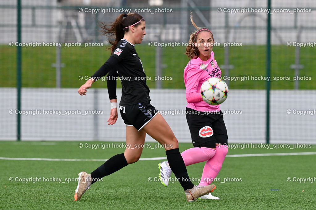 Liwodruck Carinthians Hornets vs. FC Pingau Saalfelden Frauen 29.10.2023  | #4 Katrina Wetherell, #14 Nicole Dominique Gatternig