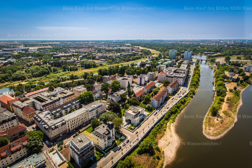 Petriförder-3352 | Magdeburg Luftbild Werde, Mittelstrasse Zollstrasse Lingnerstrasse  - Realisiert mit Pictrs.com