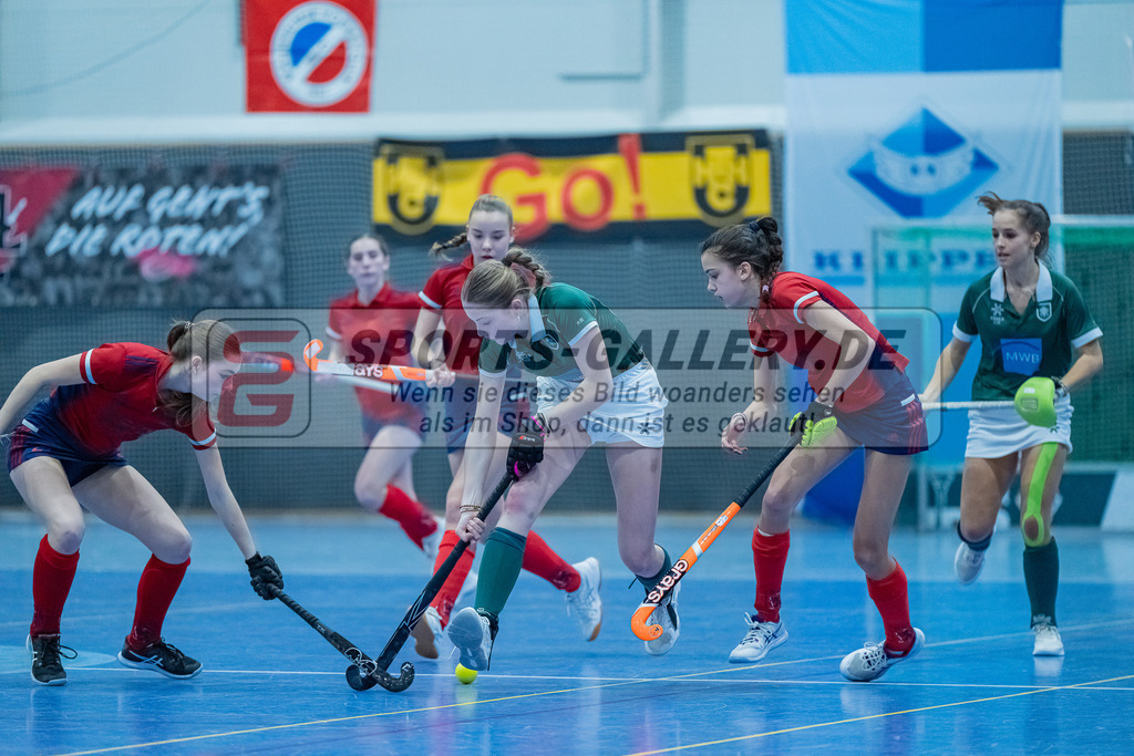 HK_20240303_109118 | Spiel um Platz 3 Deutsche Meisterschaft WU16 am 3.3.2024 Halle DHC, Düsseldorf ,