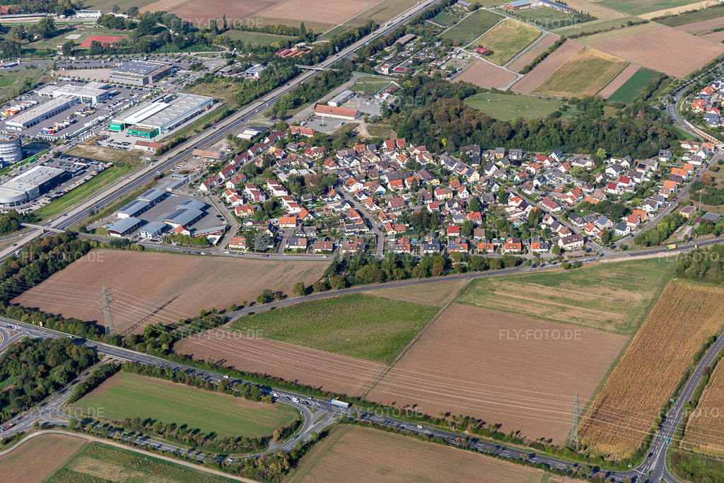 Luftbild: Suebenheim im Ortsteil Seckenheim in Mannheim im Bundesland Baden-Württemberg in Deutschland. Foto: IMG_122726.jpg vom 11.09.2020 durch Werner Riehm/FLY-FOTO.de