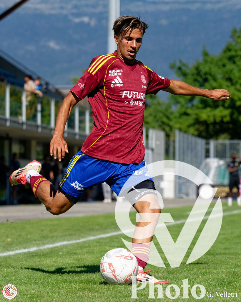 GenevaCup Kick-out Phase - Servette FC v Meyrin FC | during the GenevaCup Kick-out Phase match between Servette FC and Meyrin FC at Stade des Arberes in Meyrin, Switzerland