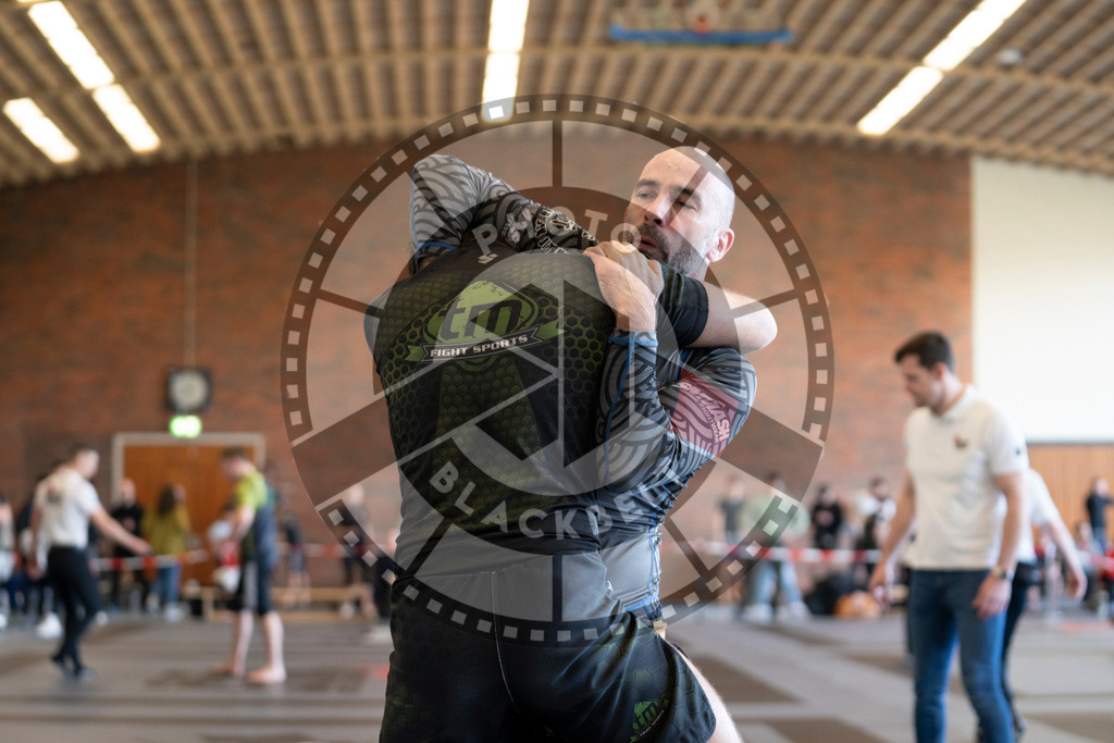 20240309PBB4150 | Fighters compete during the International Luta Livre (ILLCS) Spring Championship in Hannover, Germany, on March 9, 2024.