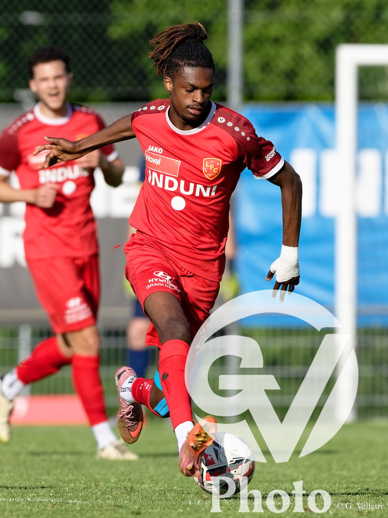 Lancy FC  v Servette FC M-21  - 1ere ligue Classic  | Geneva, Switzerland - April 25 : during the 1ere ligue Classic  match between Lancy FC  and Servette FC M-21  at Stade de Marignac on April 25 , 2026 in Geneva, Switzerland.