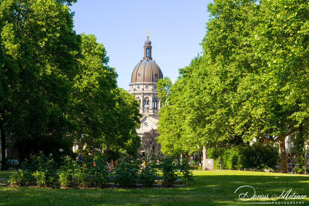 Die Christuskirche in Mainz | Die Evangelische Christuskirche an der Kaiserstrasse in Mainz