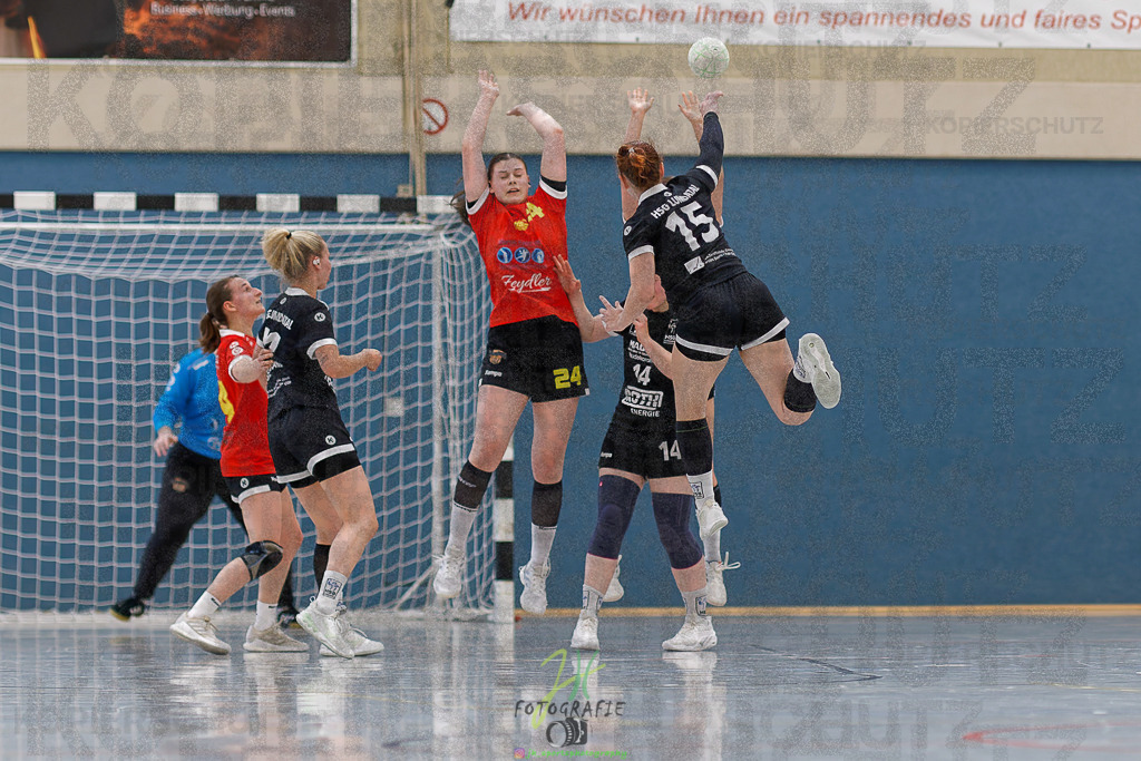 HSG Wettenberg - HSG Lumdatal | Wiederholungs-/Entscheidungsspiel um die Meisterschaft in der Frauen Oberliga Mitte und Aufstieg in die RegionalligaHSG Wettenberg - HSG Lumdatal am 11.05.2025 in Launsbach (Wettenberg) (Halle GS Launsbach (Wettenberg))Photo © 2025 - Jörg Heinrich - Realisiert mit Pictrs.com