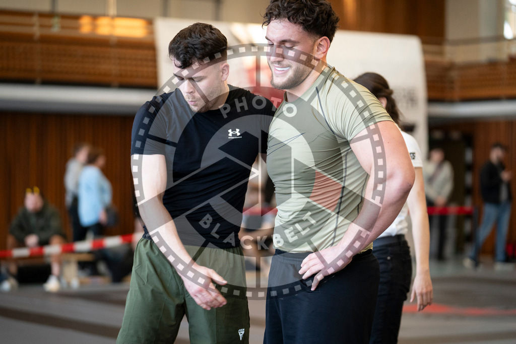 20240309PBB7688 | Fighters compete during the International Luta Livre (ILLCS) Spring Championship in Hannover, Germany, on March 9, 2024.