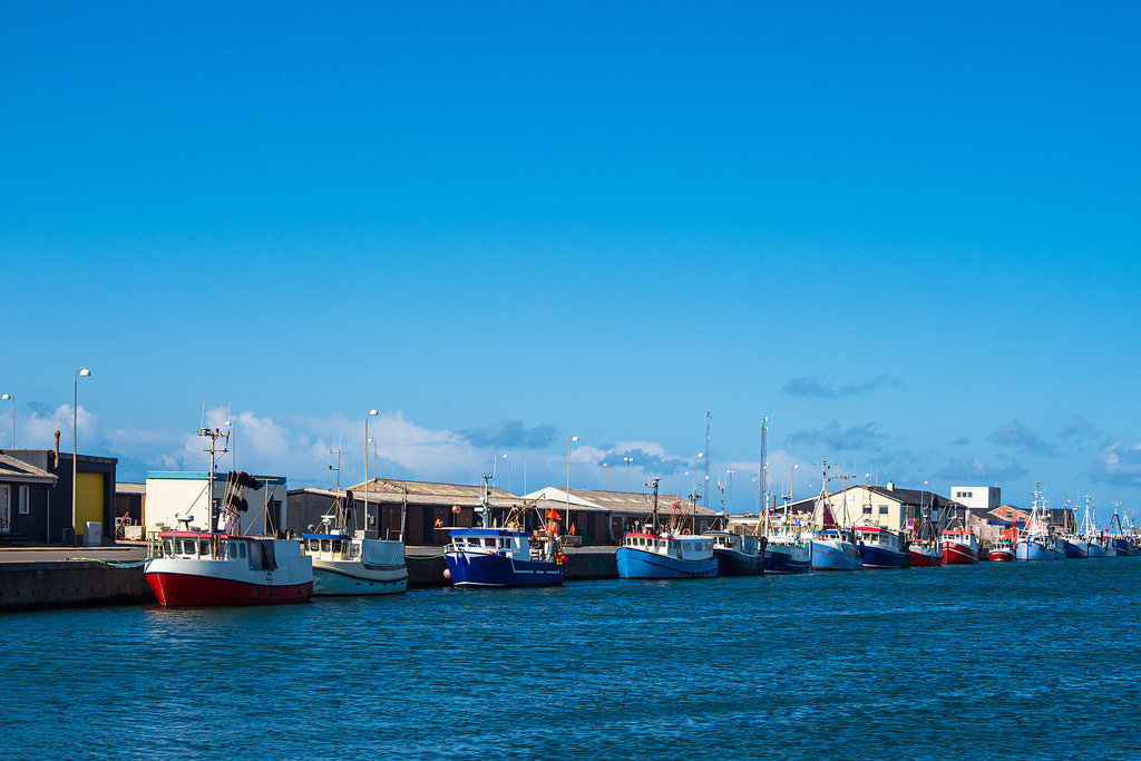 Der Hafen von Hirtshals in Dänemark | Der Hafen von Hirtshals in Dänemark.