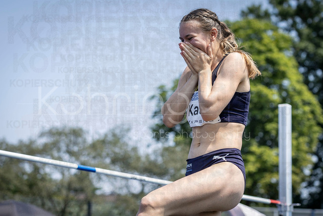 Multisport Event; Ratingen, 27.06.2026 | RATINGEN, GERMANY - JUNE 27, 2026 : Emma Kaul (GER / Germany) competing in the high jump during the Multisport Event at Stadion Ratingen on June 27, 2026 in Ratingen, Germany.