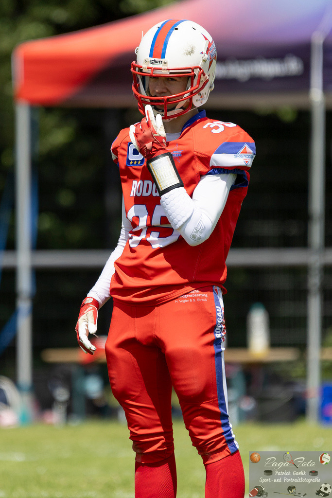 GFLW 1: German Football League Women 1: Rodgau Pioneers Ladies - Stuttgart Scorpions Sisters, 07.06.2026 | Jennifer Gerndt (Rodgau Pioneers Ladies #35), Freisteller, Portrait / Porträt, Rodgau Pioneers Ladies - Stuttgart Scorpions Sisters, Rodgau, Maingau-Energie-Stadion "Am Weichsee", 7.6.2026 - Realisiert mit Pictrs.com